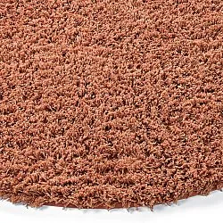 Kerek szőnyeg - Combarro Solid Cotton Shaggy (világos narancs)