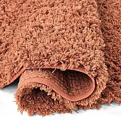 Kerek szőnyeg - Combarro Solid Cotton Shaggy (világos narancs)