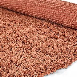 Kerek szőnyeg - Combarro Solid Cotton Shaggy (világos narancs)