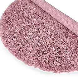 Kerek szőnyeg - Combarro Solid Cotton Shaggy (világos rózsaszín)