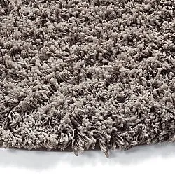 Kerek szőnyeg - Combarro Solid Cotton Shaggy (taupe)