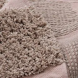 Kerek szőnyeg - Otranto Natural Cotton Shaggy (taupe)