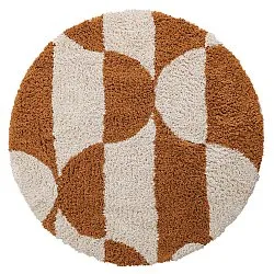 Kerek szőnyeg - Perast Natural Cotton Shaggy (multi)