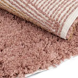 Kerek szőnyeg - Perast Natural Cotton Shaggy (multi)