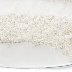 Kerek szőnyeg - Sivota Natural Cotton Shaggy (piszkosfehér)