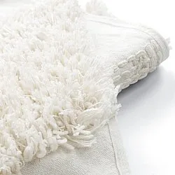 Kerek szőnyeg - Sivota Natural Cotton Shaggy (piszkosfehér)