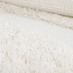 Kerek szőnyeg - Sivota Natural Cotton Shaggy (piszkosfehér)