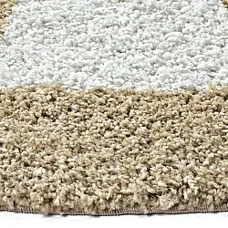 Kerek szőnyegek - Asilah (bézs/fehér)