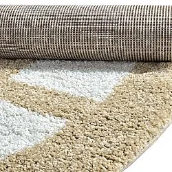 Kerek szőnyegek - Asilah (bézs/fehér)