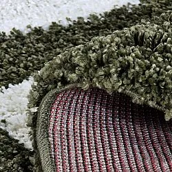 Kerek szőnyegek - Asilah (zöld/fehér)