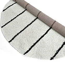 Kerek szőnyegek - Eze (fehér/fekete)