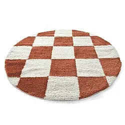 Kerek szőnyegek - Gordes (narancs/fehér)