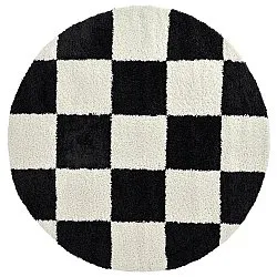 Kerek szőnyegek - Gordes (fekete/fehér)