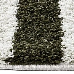 Kerek szőnyegek - Imilchil (fehér/zöld)