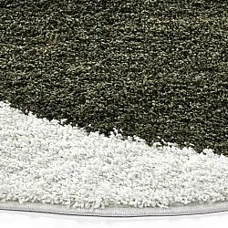 Kerek szőnyegek - Sanghar (fehér/narancs/zöld)