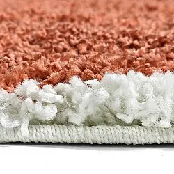 Kerek szőnyegek - Sanghar (fehér/narancs/zöld)