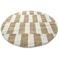 Kerek szőnyegek - Tamri (bézs/fehér)