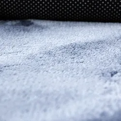Kerek szőnyegek - Aranga Super Soft Fur (acélkék)