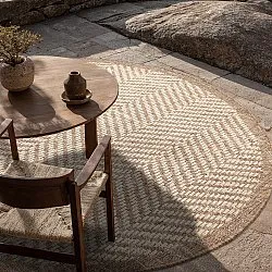 Kerek szőnyeg - Indoor/Outdoor Donora (barna)