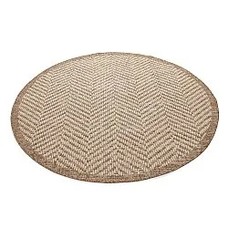 Kerek szőnyeg - Indoor/Outdoor Donora (barna)