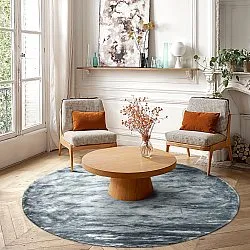 Kerek szőnyeg - Jodhpur Special Luxury Edition kék/szürke