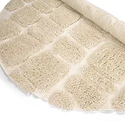 Kerek szőnyeg - Otranto Natural Cotton Shaggy (piszkosfehér)