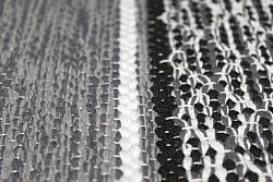 Rongyszőnyeg - Visby (fekete-fehér)