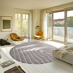 Kerek szőnyeg - Callista Natural Cotton Shaggy (tópszín)