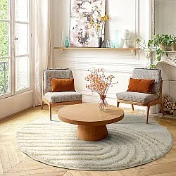 Kerek szőnyegek - Evora (offwhite)