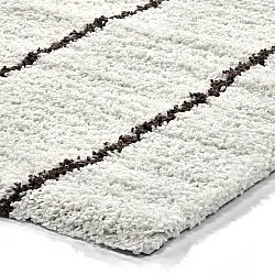 Shaggy szőnyeg - Eze (fehér/barna)