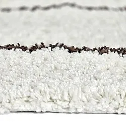 Shaggy szőnyeg - Eze (fehér/barna)