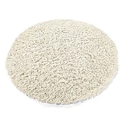 Kerek szőnyeg - Fassale Hand Woven Wool Shaggy (fehér)