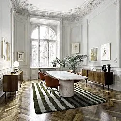 Shaggy szőnyeg - Imilchil (fehér/zöld)