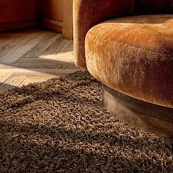 Shaggy szőnyeg - Melilla Hand Woven Wool Shaggy (barna)