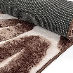 Shaggy szőnyeg - Akaba (barna/világos rózsaszín)