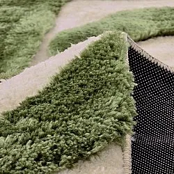 Shaggy szőnyeg - Akaba (krém/zöld)