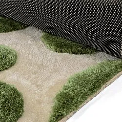 Shaggy szőnyeg - Akaba (krém/zöld)