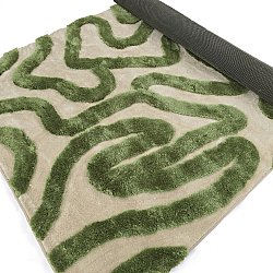 Shaggy szőnyeg - Akaba (krém/zöld)