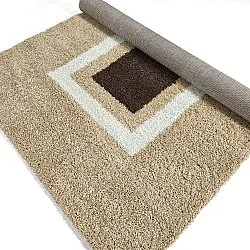 Shaggy szőnyeg - Alsace (bézs/fehér/barna)