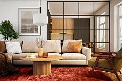 Shaggy szőnyeg - Aranga Super Soft Fur (piros)