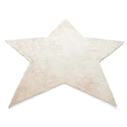 Gyerekszőnyeg - Aranga Super Soft Star (bézs)