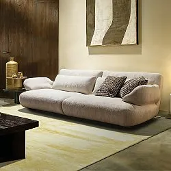 Shaggy szőnyeg - Aranga Super Soft Fur (világossárga)