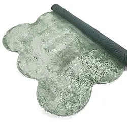 Hullámos shaggy szőnyeg - Aranga Super Soft Fur (zöld)