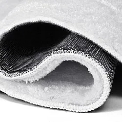 Hullámos shaggy szőnyeg - Aranga Super Soft Fur (fehér)