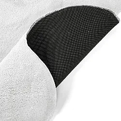 Hullámos shaggy szőnyeg - Aranga Super Soft Fur (fehér)