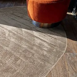 Ovális shaggy szőnyeg - Aranga Super Soft Fur (barna)