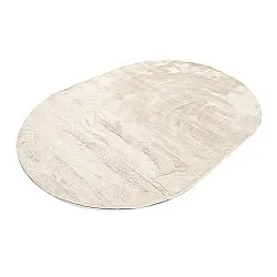 Ovális shaggy szőnyeg - Aranga Super Soft Fur (bézs)