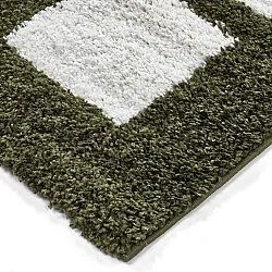 Shaggy szőnyeg - Asilah (zöld/fehér)