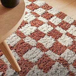 Shaggy szőnyeg - Atrani Natural Cotton Shaggy (narancs)