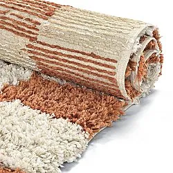 Shaggy szőnyeg - Atrani Natural Cotton Shaggy (narancs)